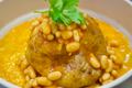 Baked Potato with Beans & Cheese