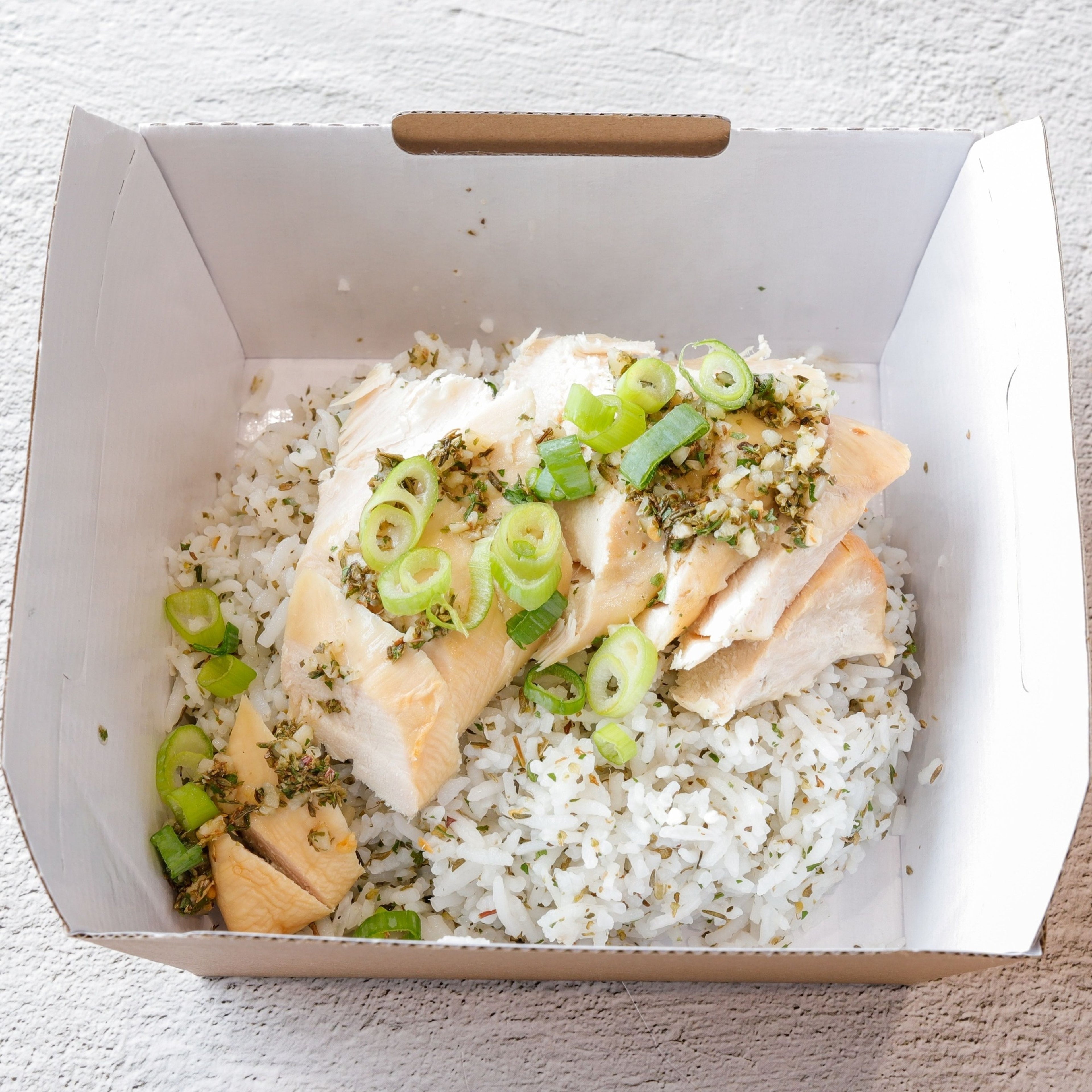 Garlic & Herb Chicken Rice Bowl