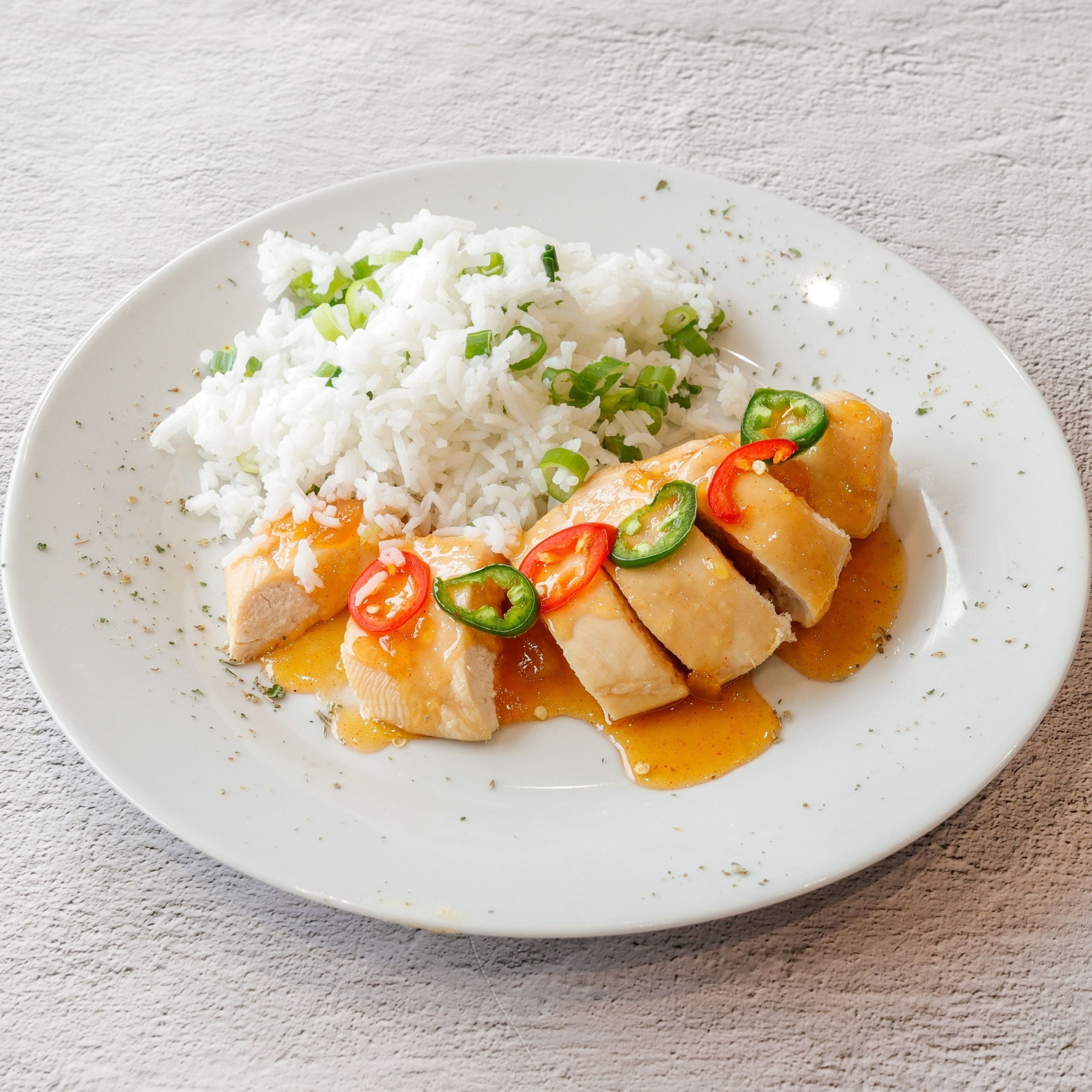 Mango Chicken with Coriander Lime Rice
