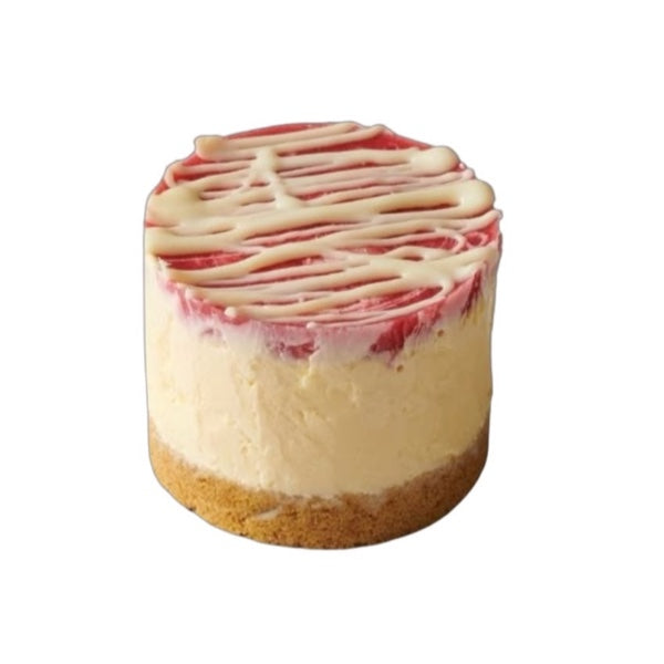 Raspberry & White Chocolate Cheeescake