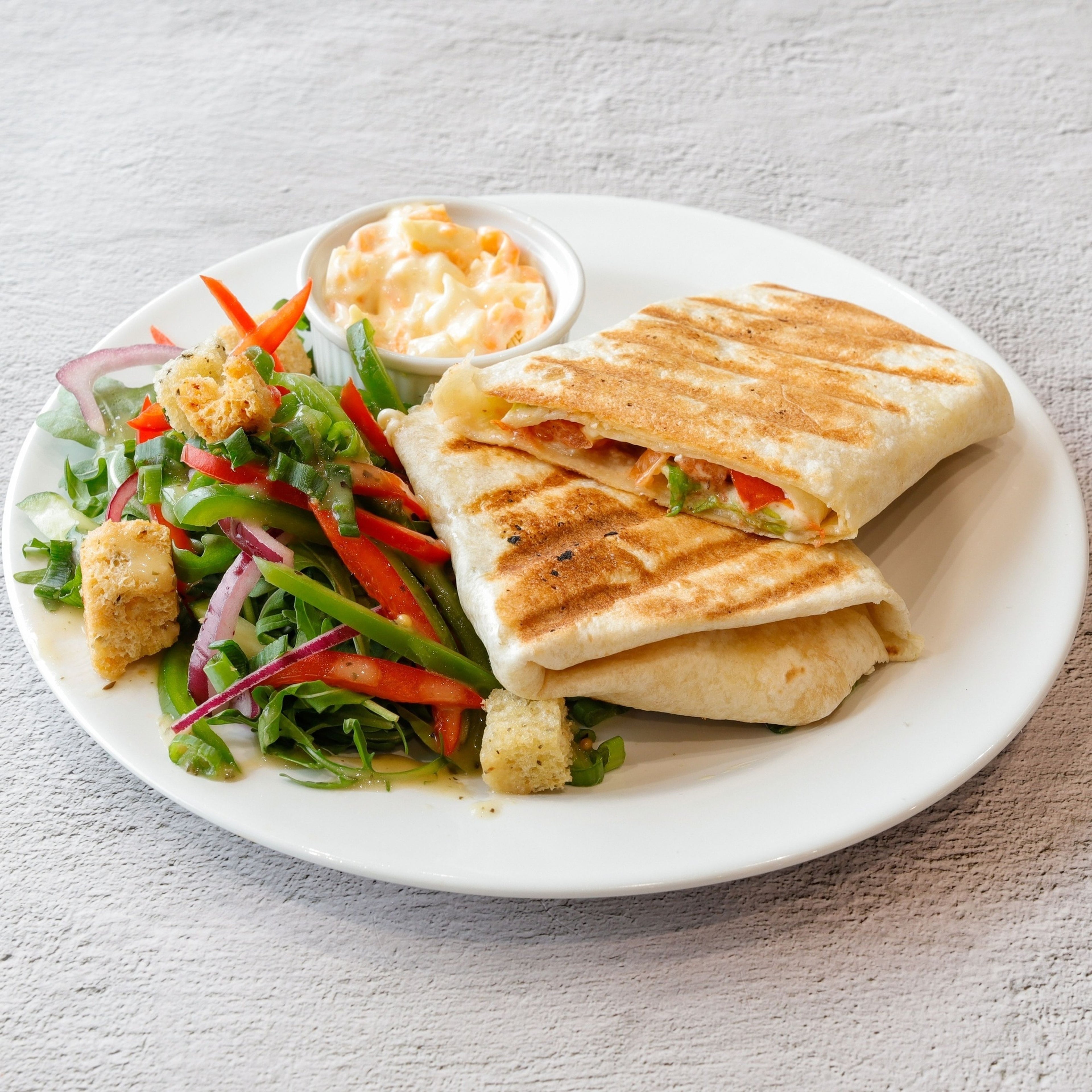 Toasted Wrap with Chicken & Bacon