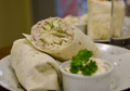 Toasted Wrap with Tuna & Red Onion Mayonnaise