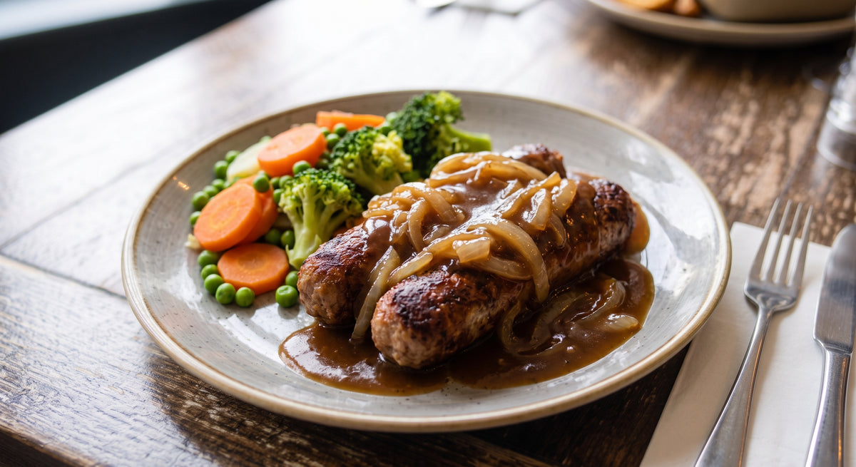 Traditional Square Sausage & Onion