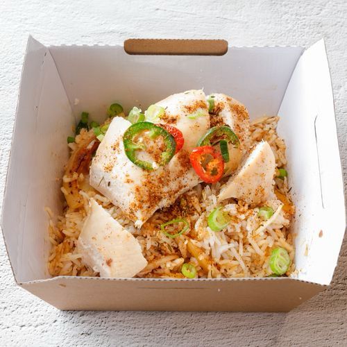 Chicken Fajita Rice Bowl